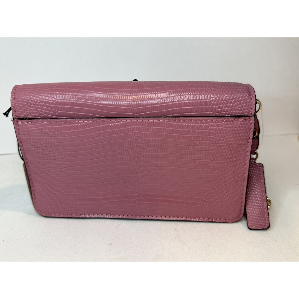 Victoria's Secret Mini Shoulder Bag Pink with Floral‎ Accent - Picture 3 of 9